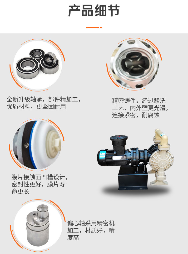 DBY氟塑料電動(dòng)隔膜泵細(xì)節(jié)圖 DBY氟塑料電動(dòng)隔膜泵細(xì)節(jié)圖